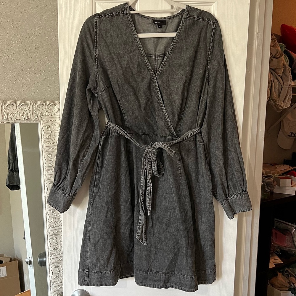 Acid washed Jean dress